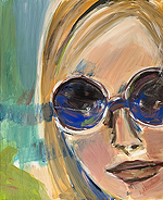 Kopf - Sigrid Palmer Malerei Kunst Künstlerin painting art artist Frankfurt