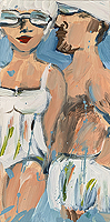 Am Meer - Sigrid Palmer Malerei Kunst Künstlerin painting art artist Frankfurt