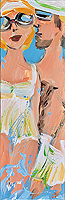 Am Meer - Sigrid Palmer Malerei Kunst Künstlerin painting art artist Frankfurt
