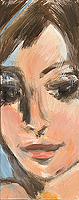 Kopf - Sigrid Palmer Malerei Kunst Künstlerin painting art artist Frankfurt