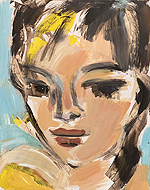 Kopf - Sigrid Palmer Malerei Kunst Künstlerin painting art artist Frankfurt