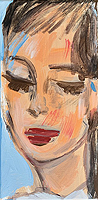 Kopf - Sigrid Palmer Malerei Kunst Künstlerin painting art artist Frankfurt